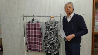 ハイネックチュニックの説明です徳島呉服寝具洋服タオルギフト山善