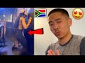 Uncle Waffles doing Umlando Dance Challenge 😍🇿🇦 AMERICAN REACTION! South African Amapiano 🇿🇦