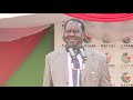 Raila says Kalonzo was 'mteja' on the day of the 'handshake' with Uhuru