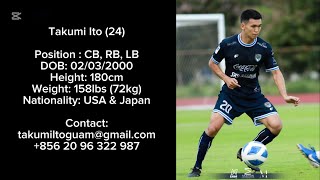 Takumi Ito 2022-2024 Ezra FC Highlights