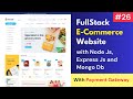 #26 Full Stack E-Commerce Website Using React JS, MongoDB, Express Js, Node Js , Material UI 2024  🔥