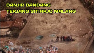 Baru Saja! Banjir Bandang Dahsyat Malang Sitiharjo Terendam 1,5 Meter