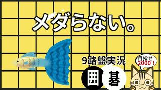 【9路盤対局　囲碁クエスト】メダらない。【白番】