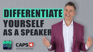 25 Ways to Differentiate Yourself as a Speaker | Jeff Civillico | CAPS Keynote