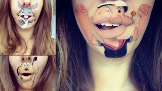 La chica que es furor con el “Mouth Painting”