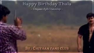 #SBR_Creation || Happy Birthday thala || chiyaan ajith friendship || ullasam|| whatsApp status