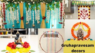 Unique Housewarming theme decor | House warming decoration vlog USA | TeluguvlogsfromUSA | Ganesha