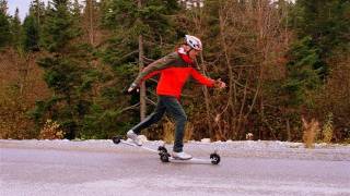 Roller skiing with the Jenex 125 RC classic skis