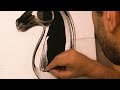 charcoal pencil drawing satisfying process