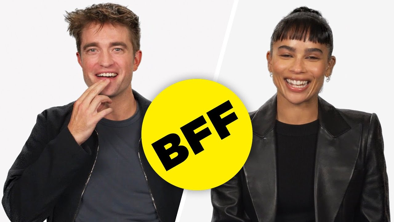 Robert Pattinson And Zoë Kravitz Take The Co-Star Test - YouTube