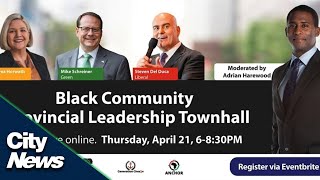 Black community hosts provincial party leader's town hall