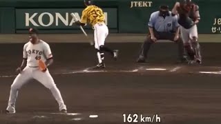 【巨人対阪神】ビエイラ162km/hで雄叫び