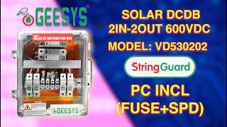 GEESYS Solar DCDB provides protection to your Solar Inverters and Solar Panels in Solar Power Plants