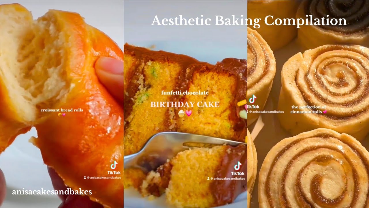 Aesthetic Baking Tiktok Compilation 🧁💗 | Recipes And Baker Video ...