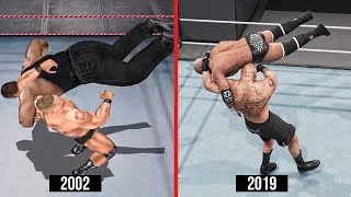 WWE 2K19 The Evolution Of F5! (WWE Games)