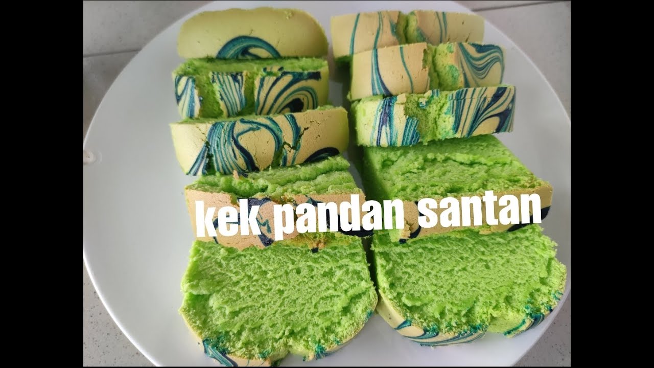 KEK PANDAN SANTAN - YouTube