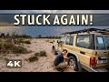 Chobe Riverfront to Linyanti: Rob gets the 4x4 stuck in the sand again (Savuti Ep8)