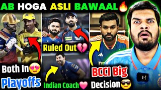 RCB,CSK - BOTH IN PLAYOFFS😍 | LSG, DC RULED OUT💔 | FLEMING - NEW INDIAN HEAD COACH🔥 #cskvsrcb #t20wc