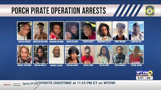 Columbus police arrest 17 in Porch Pirate Operations