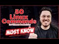 50 Linux Commands Every Developer Must Know 🔥