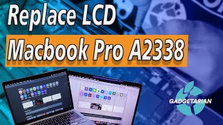 Cara Ganti LCD Macbook Pro A2338 Yang Bergaris Dan Berbayang - Service Macbook Bandung