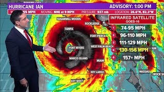 Hurricane Ian update: Catastrophic Southwest Florida landfall imminent | 9/28 1 p.m.