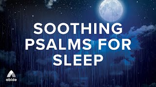 Psalms Sleep Meditation + Calm Piano Rain Music [Fall Asleep Fast]