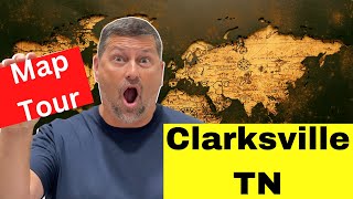 Clarksville Tennessee Map tour