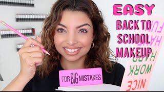 DRUGSTORE BACK TO SCHOOL MAKEUP UNDER 10 MINUTES!!!