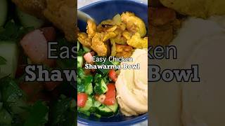 Easy Mediterranean Diet Recipe: Shawarma Bowls! #shorts