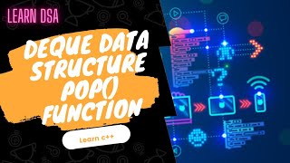 pop() function in Deque in C++ #programming #shorts #youtube #dsa #c++