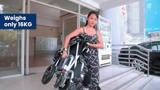 16KG Ultra-Lite 2 Electric Wheelchair - Lightweight & Foldable #electricwheelchair #mobilityscooter