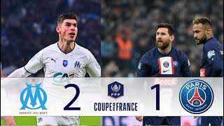 Marseille vs PSG | 8e de Finale | Coupe de France 2023 | Résumé | Marseille Magique | Tous les Buts