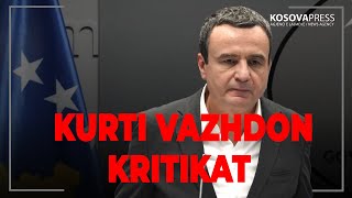 Kurti vazhdon kritikat ndaj sistemit të drejtësisë