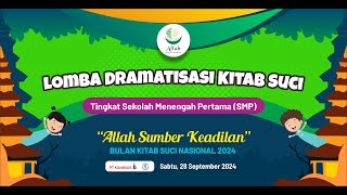 LOMBA DRAMATISASI KITAB SUCI Tingkat Sekolah Menengah Pertama (SMP)