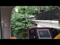 【4k前面展望】上野動物園モノレール（上野動物園西園～東園）