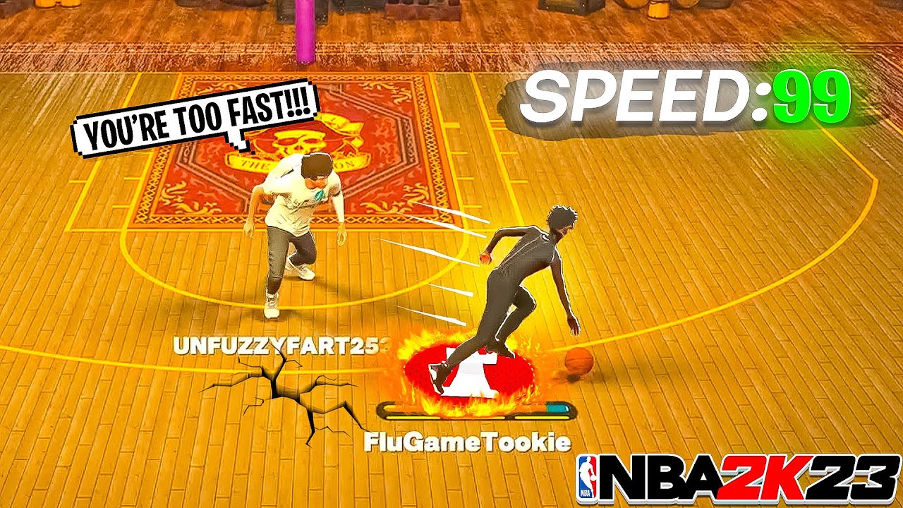 60 OVERALL + 99 SPEED IS UNSTOPPABLE IN NBA2K23! - YouTube