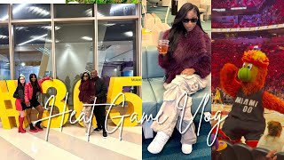 VLOGMAS: Miami Adventure | Brightline Train Ride + Miami Heat vs. Lakers Basketball Game Vlog!