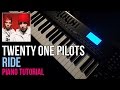 How To Play: Twenty One Pilots - Ride (Piano Tutorial)