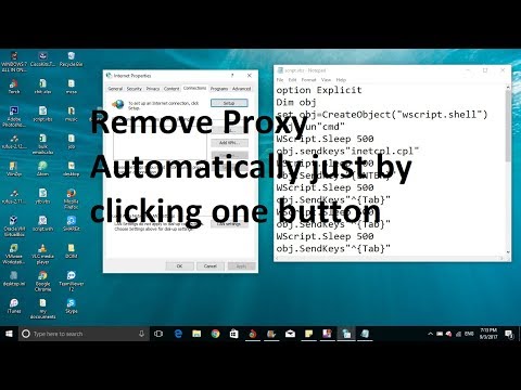 How to Change Proxy Settings automatically Using Script How to Change Proxy Settings automatically Using Script