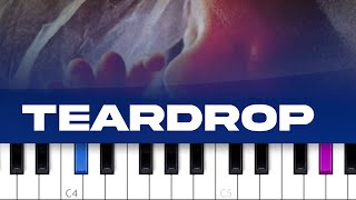 Massive Attack - Teardrop (piano tutorial)