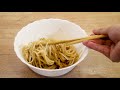 eng 【葱油拌面】超级美味，只需要三分钟就搞定 chinese noodle with scallion sauce