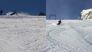 Hirscher vs Ozsi - parallel carving turns