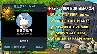 New Mod Menu Pvz Fusion 2 4 Unlock All Item Android Apk Blast Plants