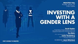 Investing with a Gender Lens: Panel