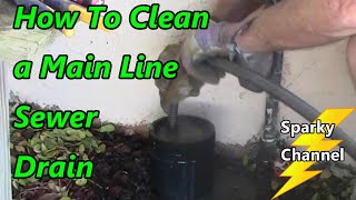 How To Clean a Main Line Drain