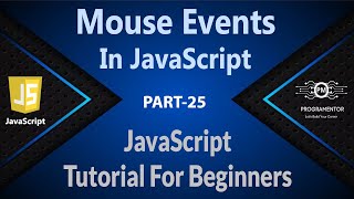 25 | Mouse Events In JavaScript | JavaScript Mouse Events | Mouse Functions JavaScript (Hindi/Urdu)