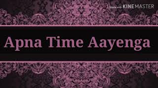 Apna Time Aayenga | Ringtone | Ranveer Singh