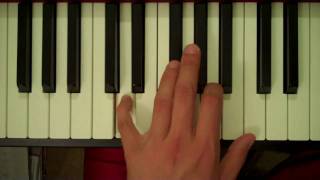 How To Play a D7 Chord on Piano (Left Hand)