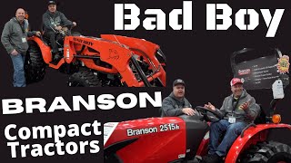 First Look! Bad Boy and Branson Tractors Compact Tractors